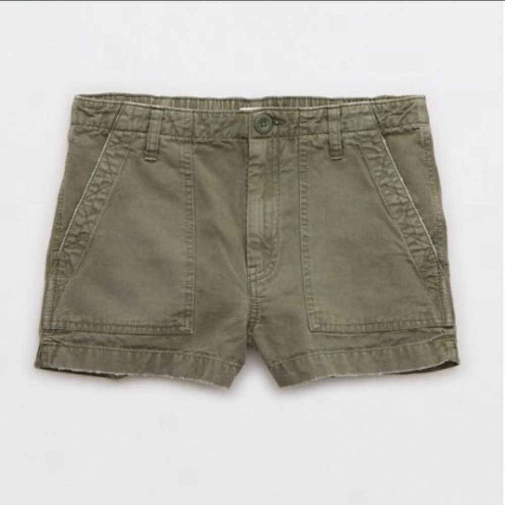 Aerie American Eagle Olive Green Shorts Large AERIE WANDER SHORTS ~ Last one!!!